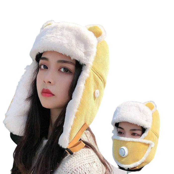 Warm Velvet Beanies Hats For Women