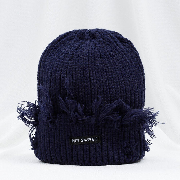 Panama Styled Pipisweet Knitted Cashmere Winter Beanie