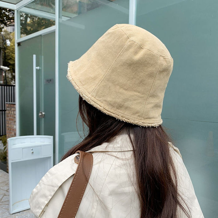 Women's Panama Styled Autumn Streetwear Bucket Hat
