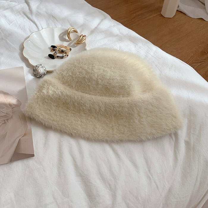 Knitted Wool & Faux Fur Winter Hats