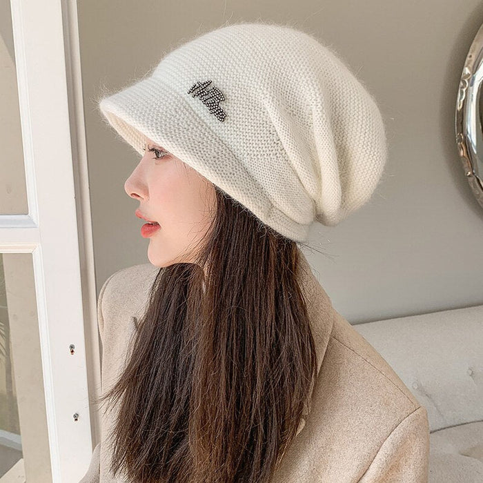 Hip Hop Faux Rabbit Fur Women's Winter Beanie
