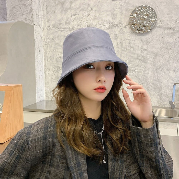 Warm Solid Streetwear Folding Travel Sun Cap