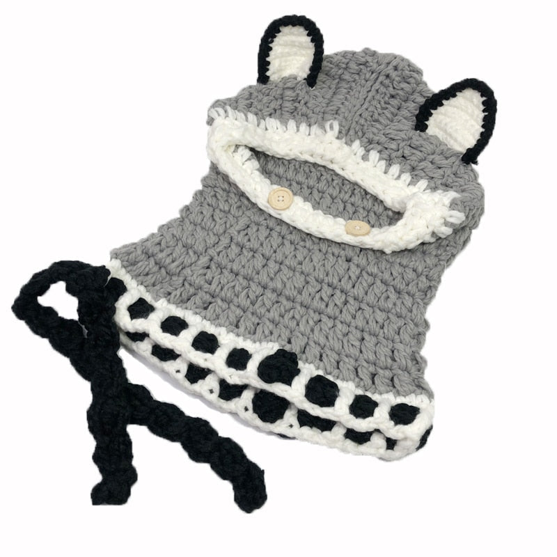 Handcrafted Knit Character Hat for Children