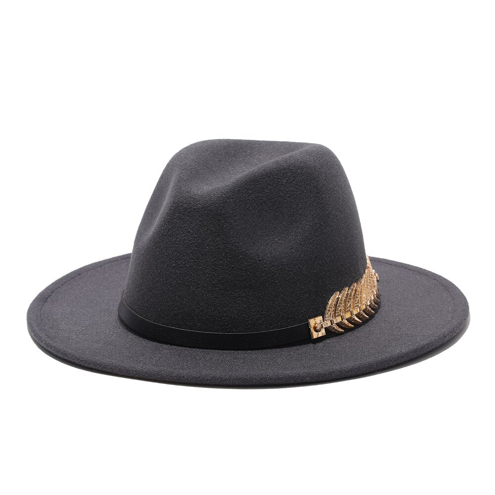 Feathered Vintage Style Fashionable Fedora