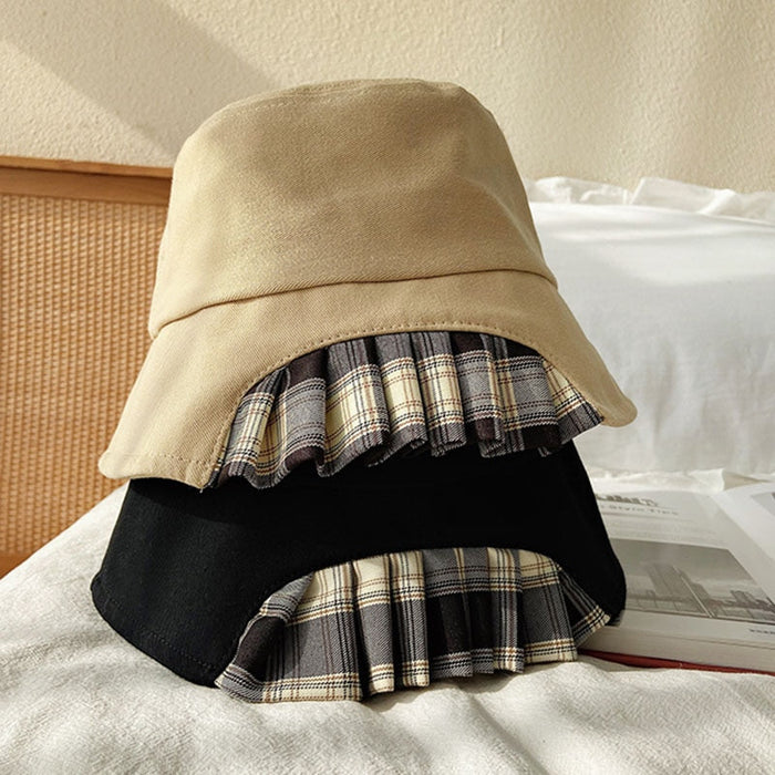 Elegant Japanese Cotton Summertime Bucket Hat