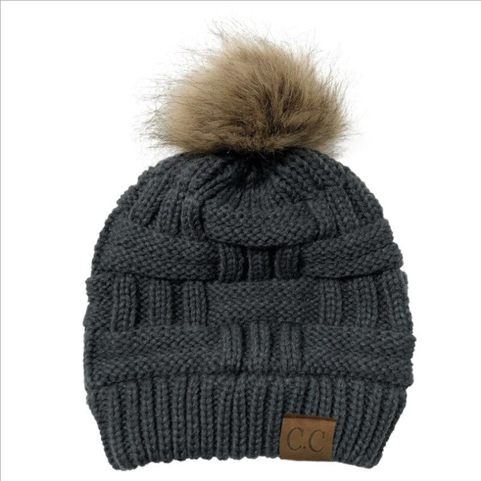 Warm Women's Thick Knitted Ski & Off-Road Winter Hat