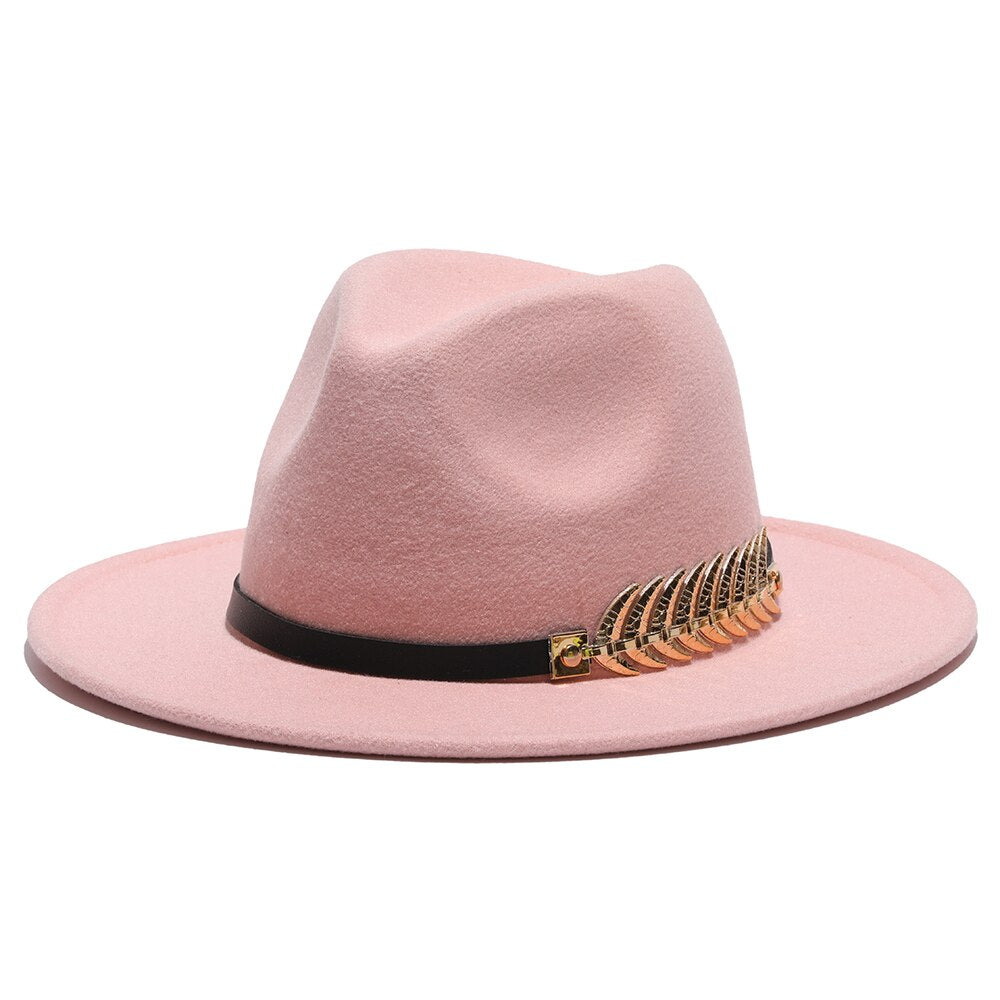 Feathered Vintage Style Fashionable Fedora