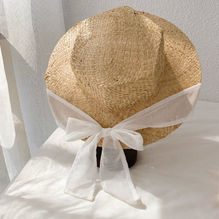 Hexagonal Handmade Straw Summertime Sun Hat