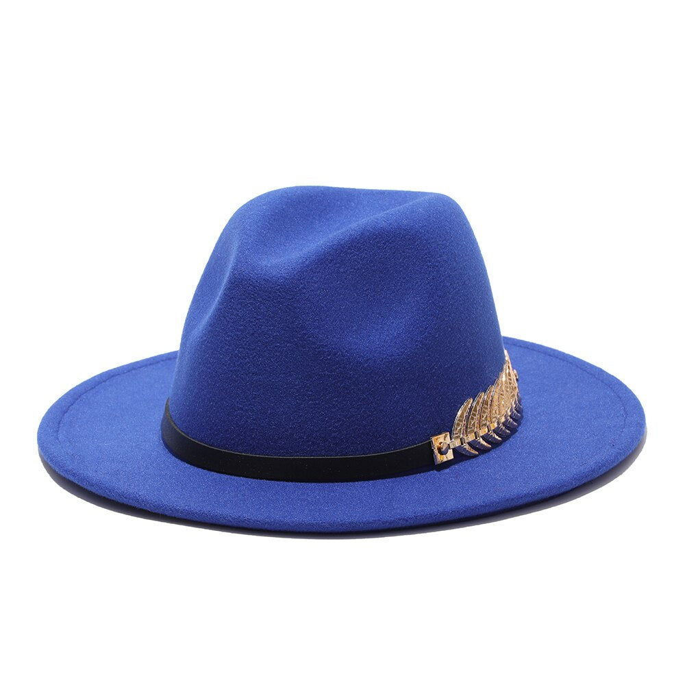 Feathered Vintage Style Fashionable Fedora