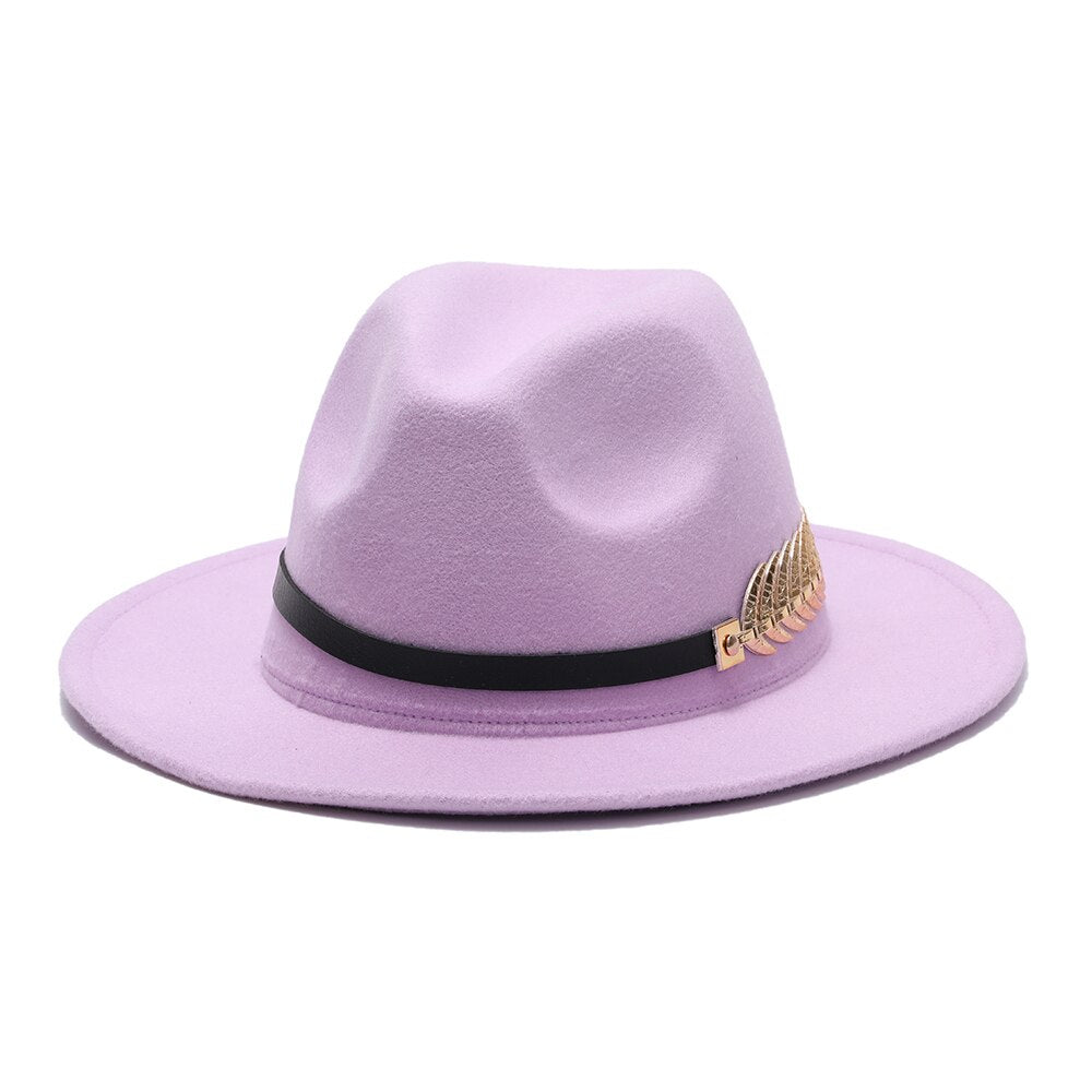 Feathered Vintage Style Fashionable Fedora