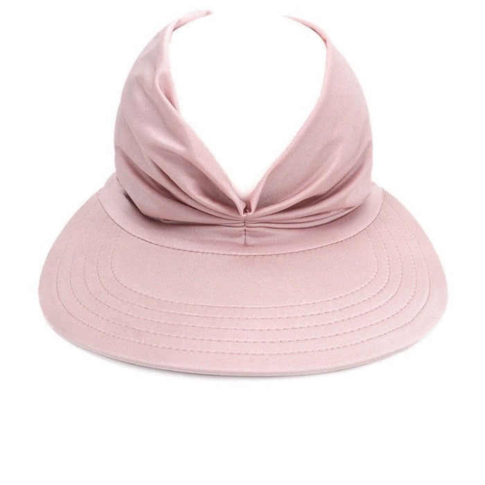 Women Solid Visor Sun Visor Hat