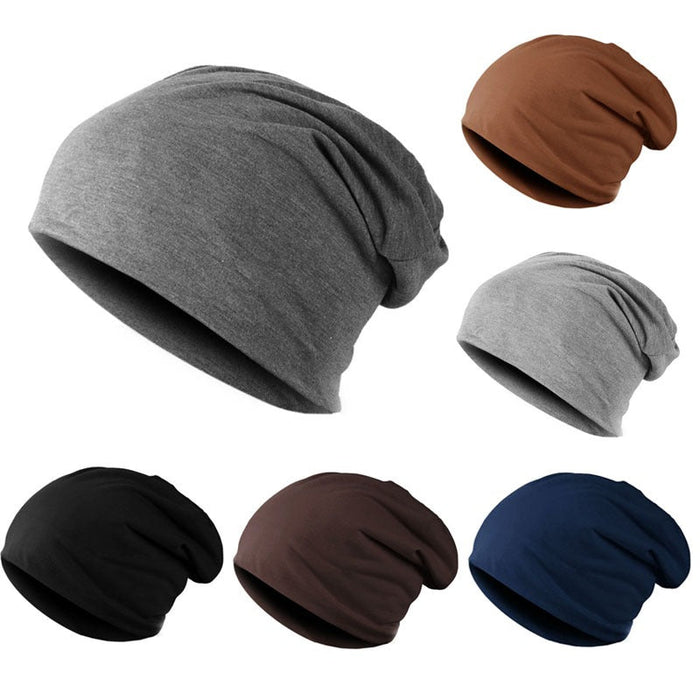 Winter Solid Hip-Pop Beanies For Guys