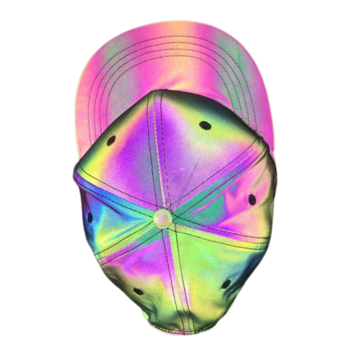 Colorful Reflective Light Baseball Cap For Women