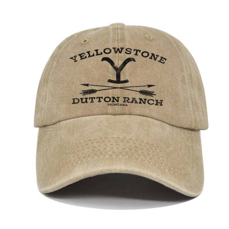 Snapback Baseball Cap In Yellowstone