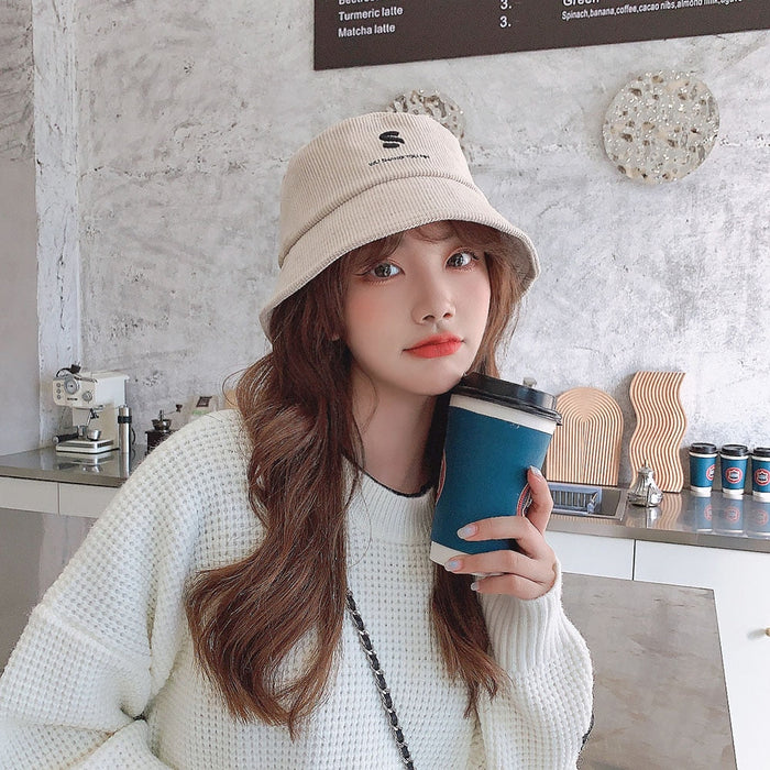 Corduroy Panama Styled Traveler's Streetwear Bucket Hat