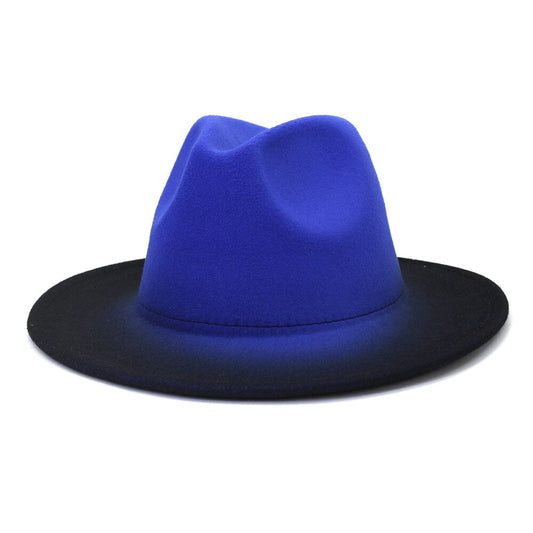 Women Wide Brim Fedora Hat