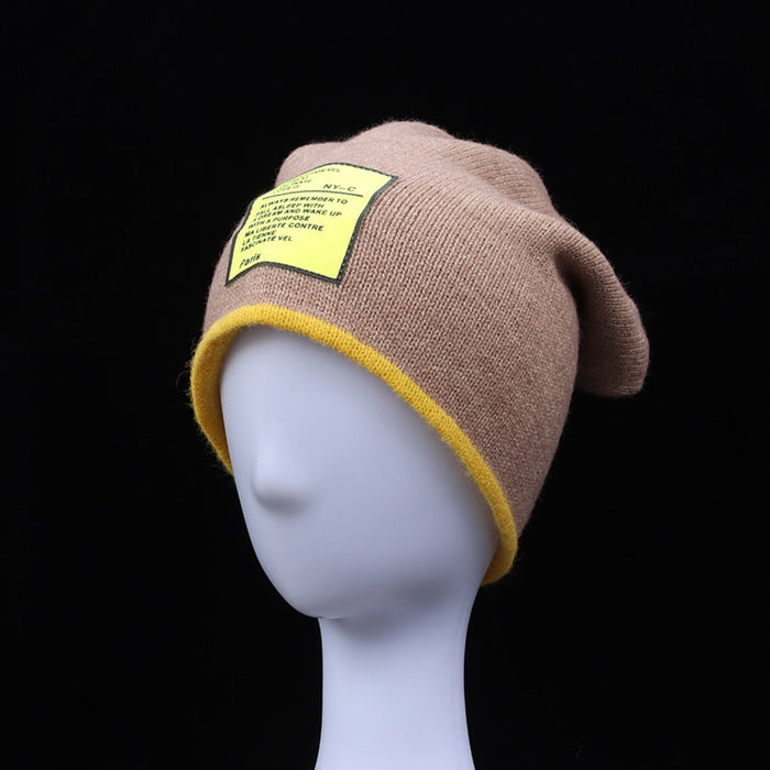 Trendy Solid Colored Warm & Soft Cotton Winter Beanie