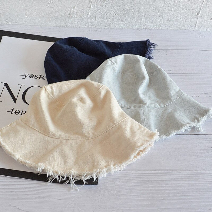 Panama Denim Styled Summertime Bucket Hat