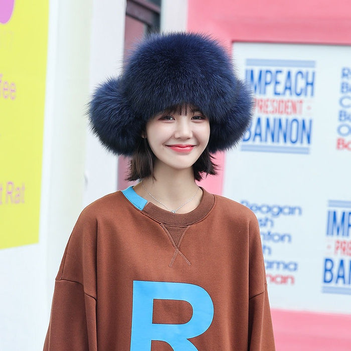 Russian Women Fluffy Fur Caps