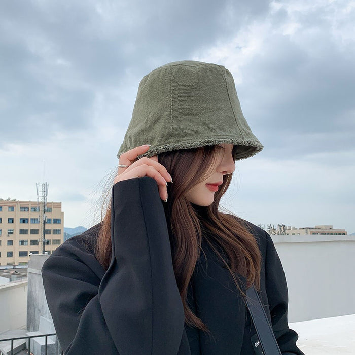 Women's Panama Styled Autumn Streetwear Bucket Hat