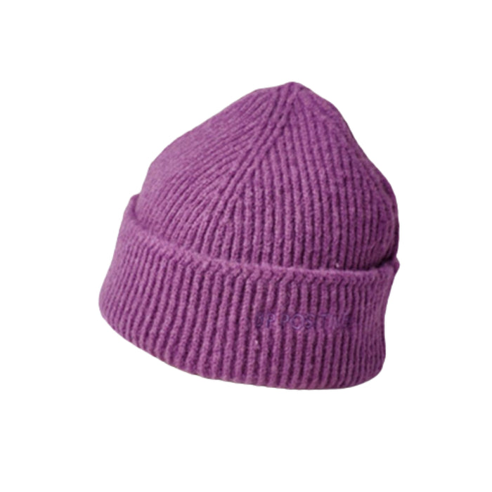 Plain Solid Color Soft Wool Beanie