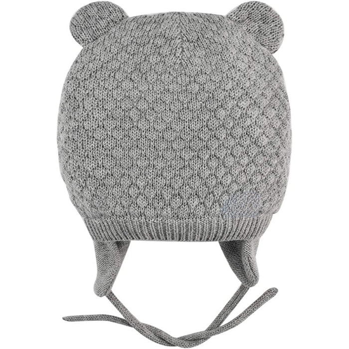 Toddlers' Soft Cozy Knitted Winter Beanie With Fleece Lining