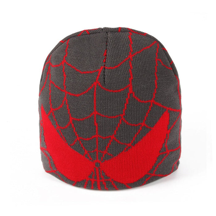 Spiderman Print Knitted Wool Caps