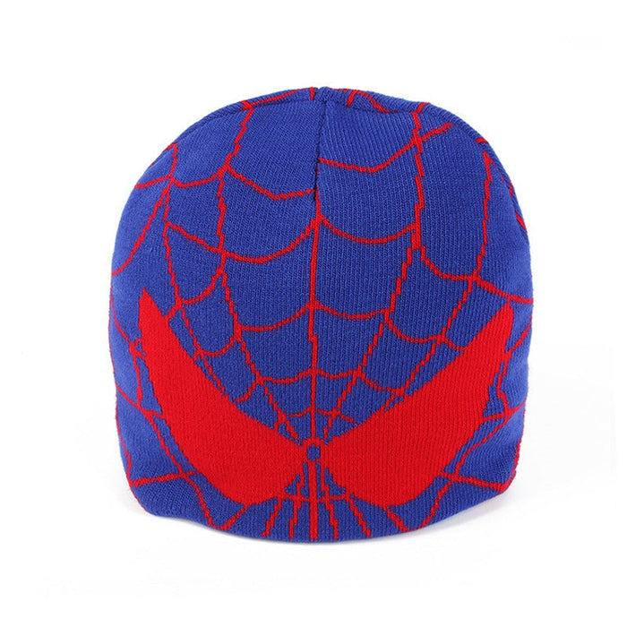 Spiderman Print Knitted Wool Caps