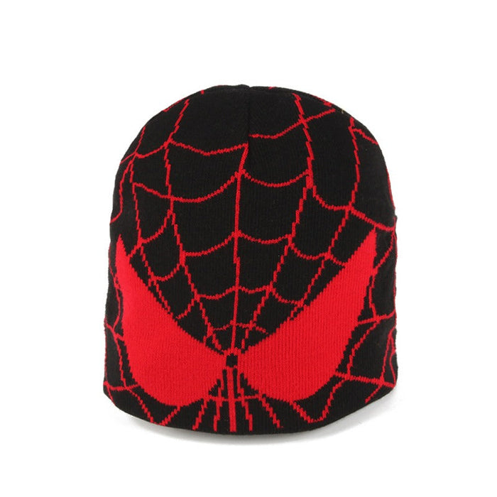 Spiderman Print Knitted Wool Caps