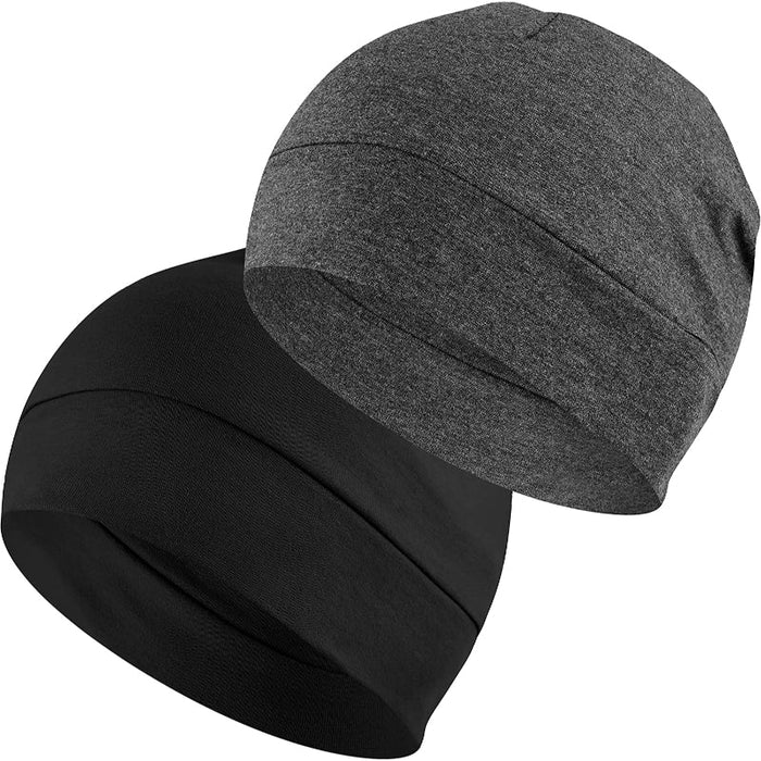 2 Pieces Basic Beanie Hat