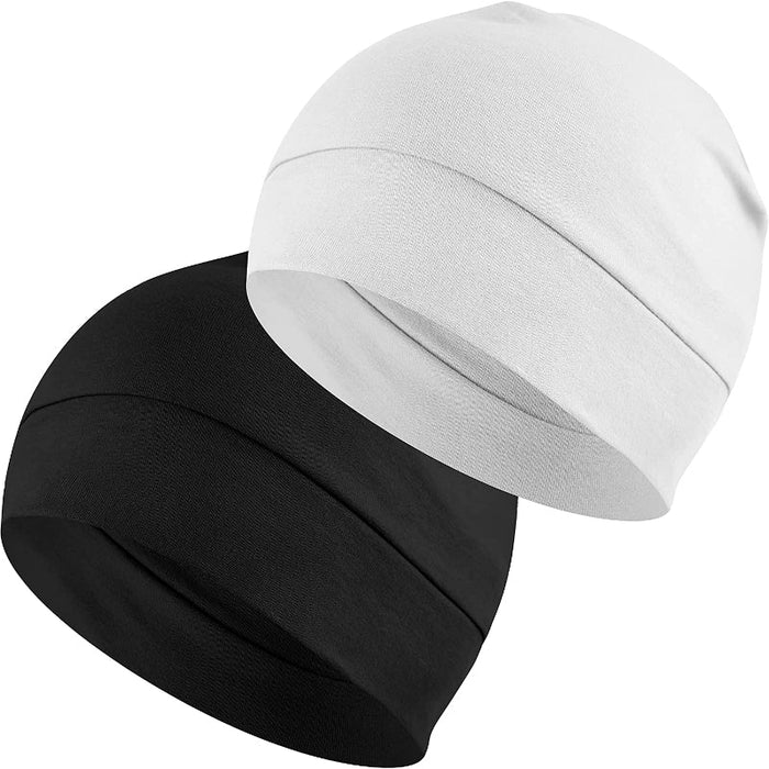 2 Pieces Basic Beanie Hat