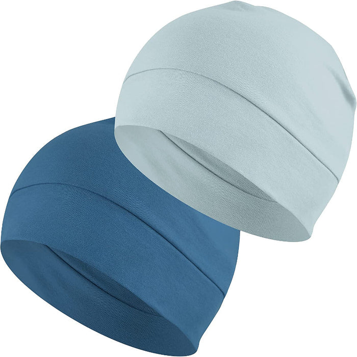 2 Pieces Basic Beanie Hat