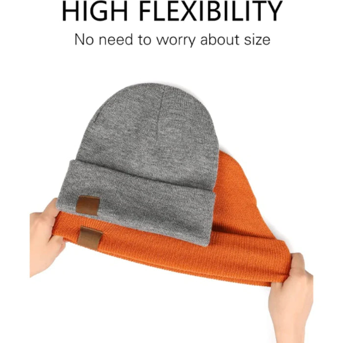 Men's Winter Beanie Stretchy Hat