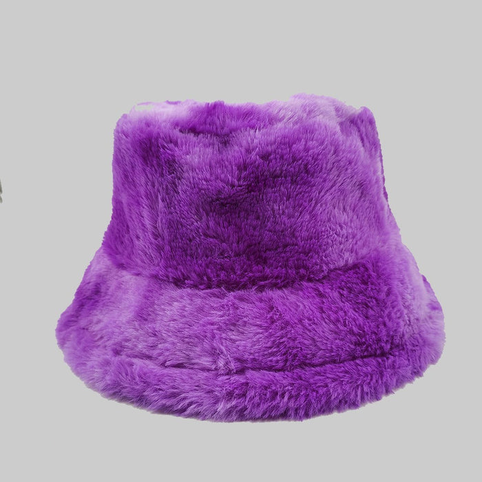 Fashion Plush Bucket Hats For Men & Women