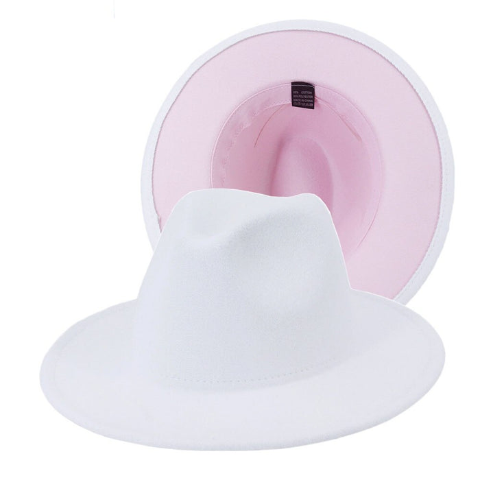 Festive Wide Brim Wool Vintage Wedding Fedora