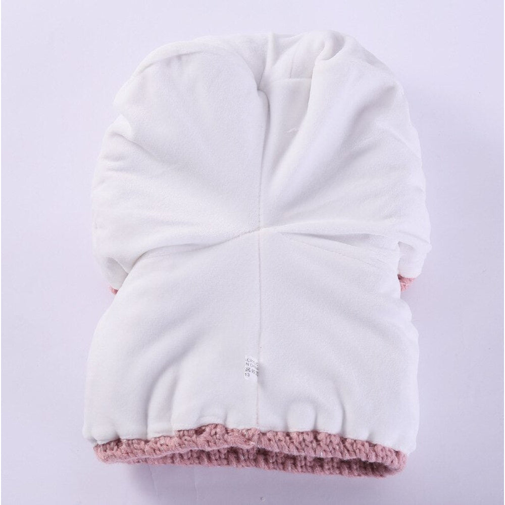 Winter Knit Cap & Adjustable Warmer Set