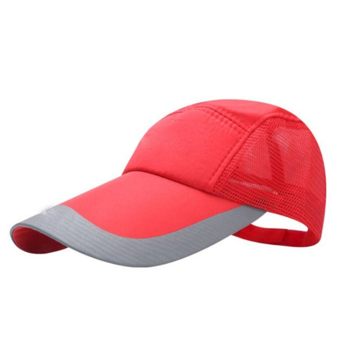 Solid Color Unisex Quick Drying Breathable Baseball Caps