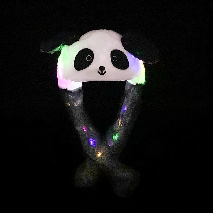 LED Light-Up Cute Animal Arms Plush Hat
