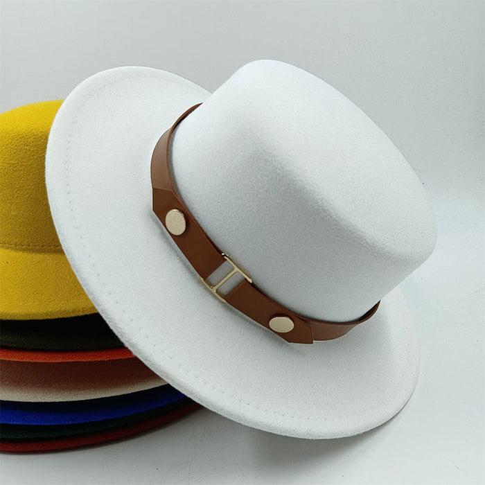 Women's British Retro Fedora Cap
