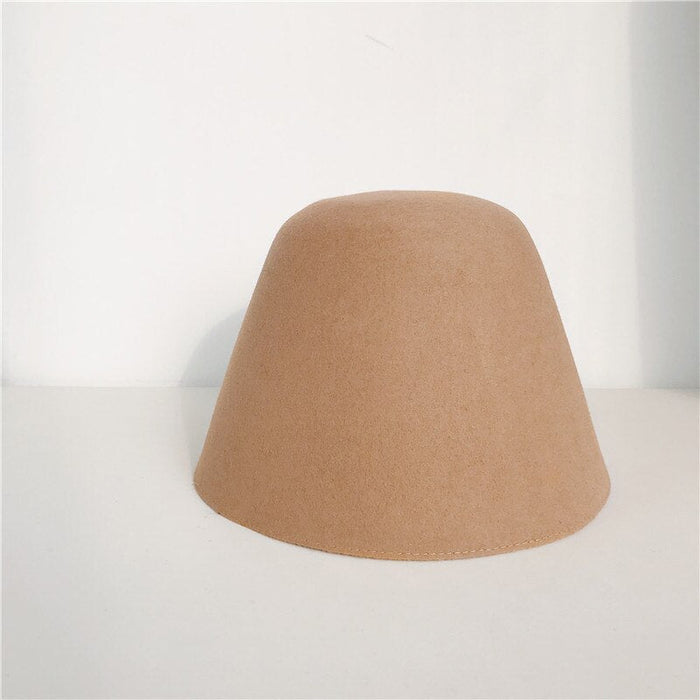 Vintage Domed Casual Solid Colored Bucket Hat