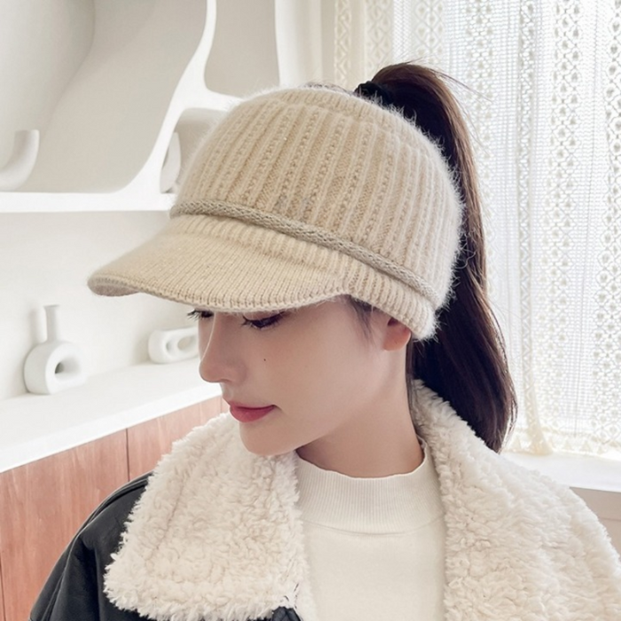 Women's Acrylic Korean Visors Hat