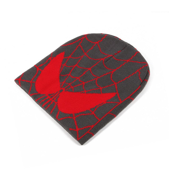 Spiderman Print Knitted Wool Caps