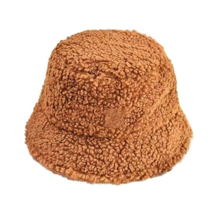 Cashmere Winter Bucket Hat For Women