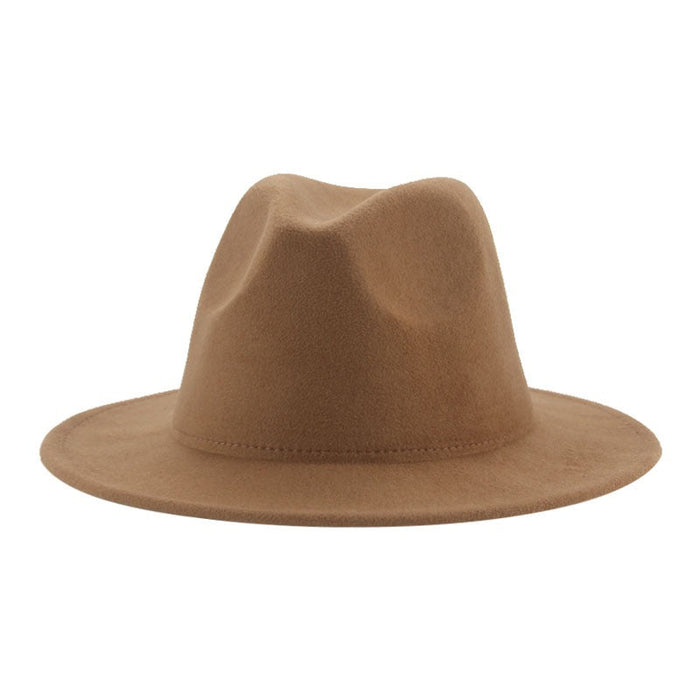Panama Solid Colored Cowboy Hat For Women & Men