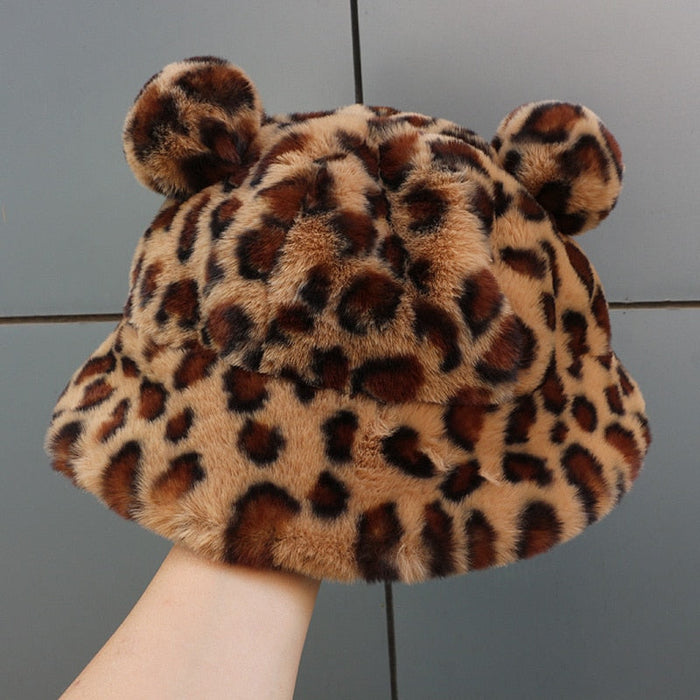Bucket Fur Winter Hat