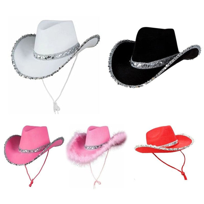 Sequin Cowgirl Hat For Women