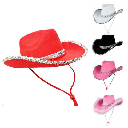 Sequin Cowgirl Hat For Women