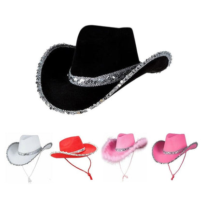 Sequin Cowgirl Hat For Women