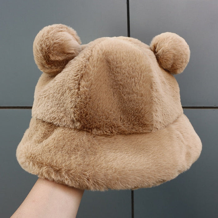 Bucket Fur Winter Hat