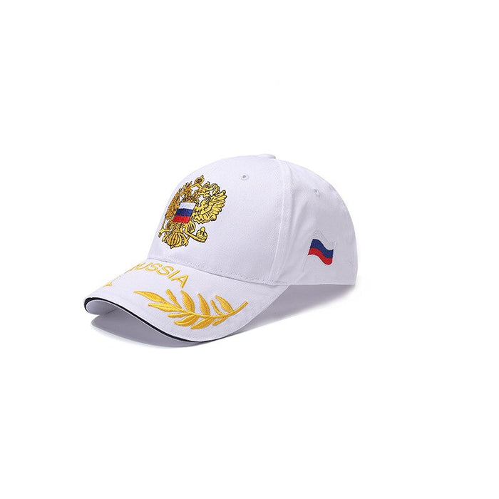 Embroidered Russian Double Eagle Crest Snapback Hat